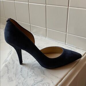 Michael Kors Black Suede Heels